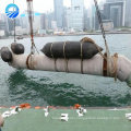 Inflatable industrial pressure rubber balloon for pontoon floating dock